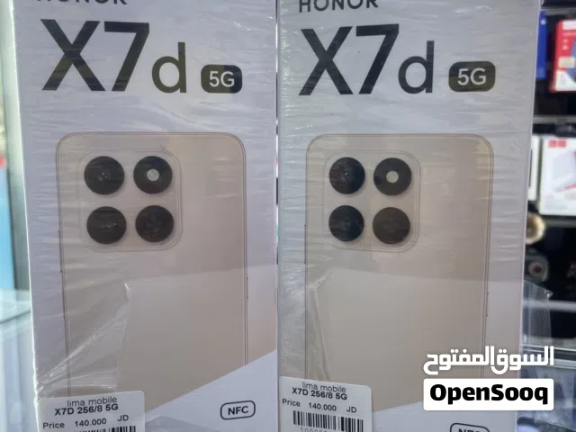 Honor X7d 5G (256 GB / 8 RAM) جهاز هونر الجديد كليا متوفر الان لدى ليما موبايل بافضل سعر بالسوق