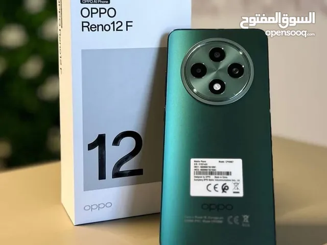 جهاز جديد بالكرتونة oppo Reno 12F رام 16 جيجا 256 مكفول سنة متوفر توصيل