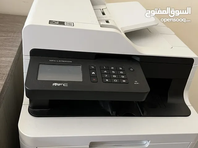 printer طابعة Brother MFC-L3750CDW شبه جديدة – ألوان، ليزر، واي فاي