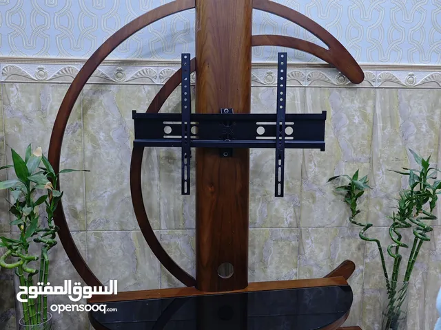 ميز تلفزيون صالة مع ستاند متحرك مصنوع من خشب صاج ممتاز ذو جودة عالية