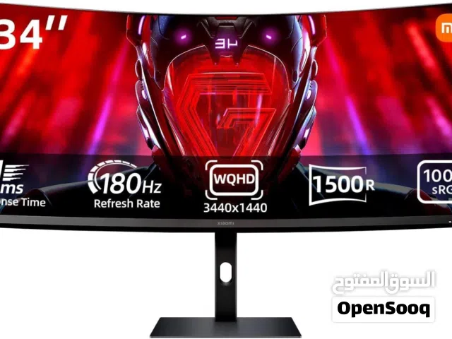 Xiaomi Gaming Monitor G34 WQi (34inch) شاشة شاومي المكتبية للالعاب و الاعمال باعلى مواصفات في العالم