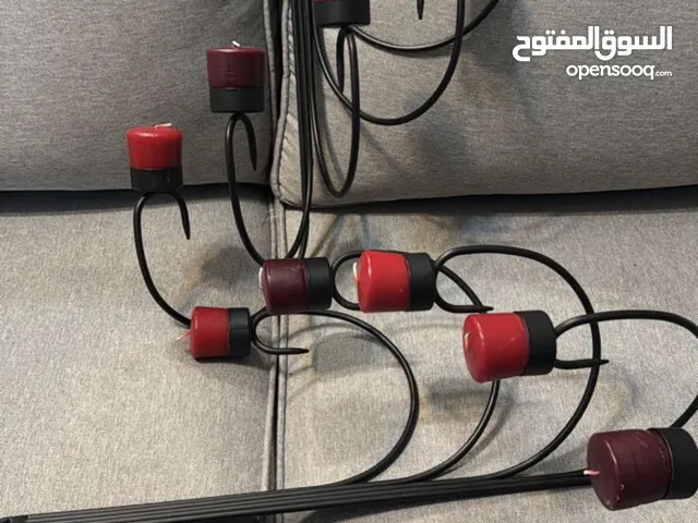 شمعدان كبير جديد مع شموع جديده