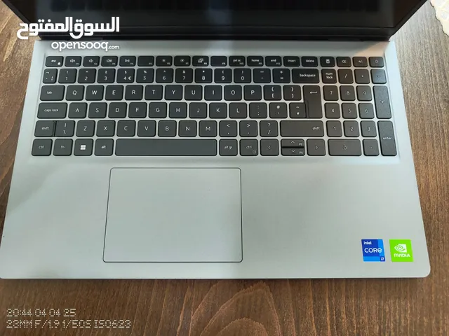 لابتوب ديل معالج جيل 12 i7 رام 16 سرعة 3200 ذاكرة 512 سريعة جدا كرتين شاشة Nvidia + Intel iris xe