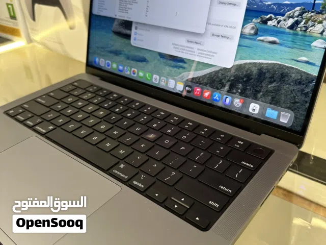 MacBook Pro 14” M1 32GB RAM  10-Core GPU  قوة خرافية بسعر كسر