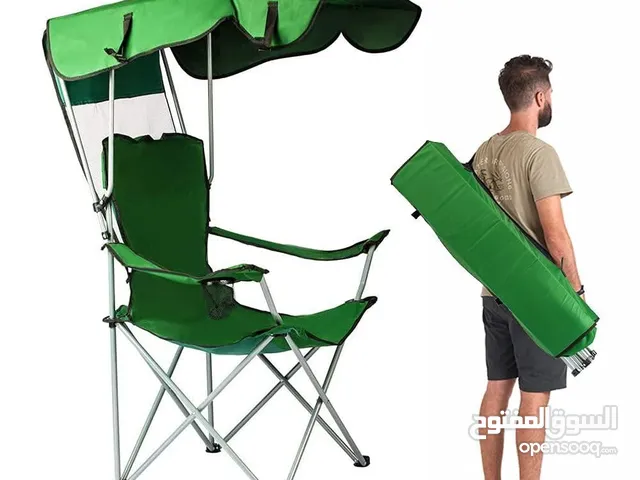 كرسي محمول قابل للطي مع مظلة