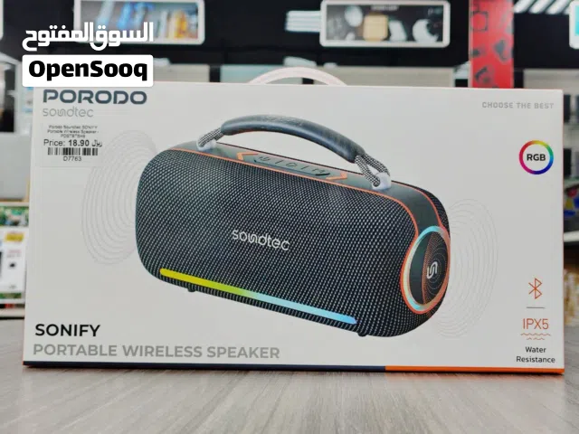 Brand New Porodo Sonify Speaker in Oman  Multiple streaming   1 Year Warranty