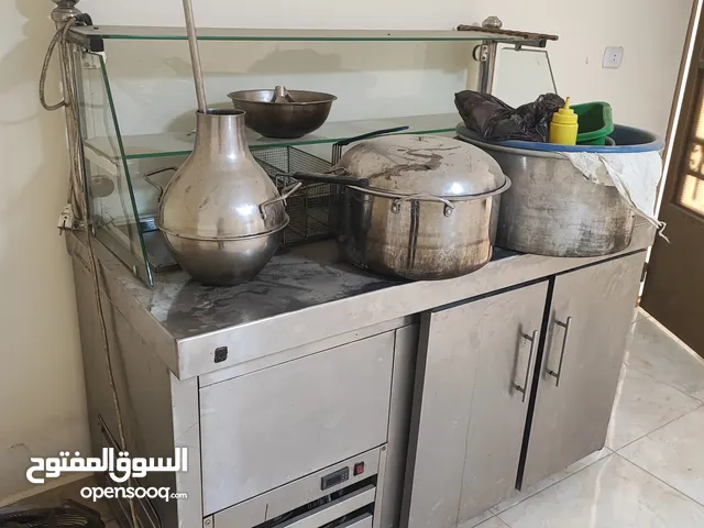 معدات مطعم بسعر حرق  واللي محتاجهم ليترزق ويفتح مطعم اله حلوان لوجه الله تعالى