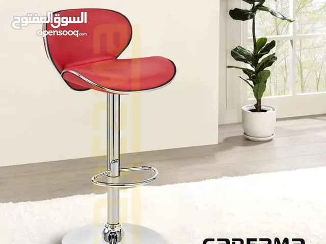 كرسي Stool بمسند ظهر بتصميم متميز هيكل كروم قوي يتحمل عامة الأوزان