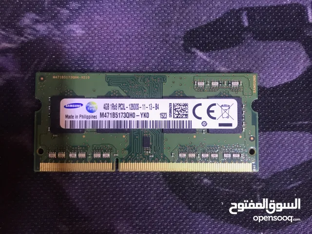 رام لابتوب 4GB DDR3
