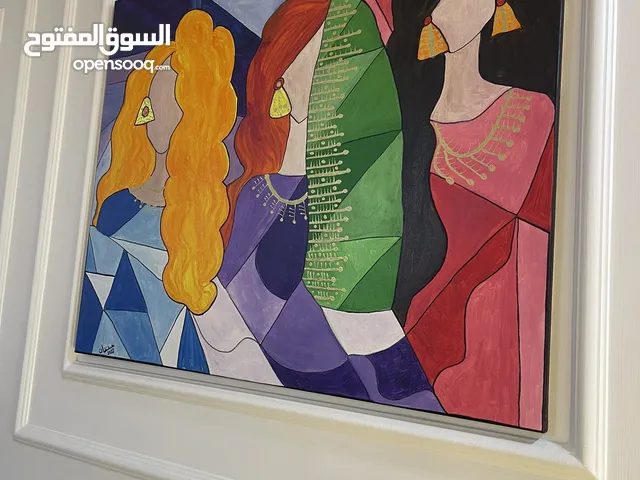 لوحة رسم (Handmade) Acrylic colors