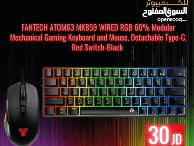 Fantech Atom63 MK859c Mechanical Gaming Keyboard & Mouse Arabic/English