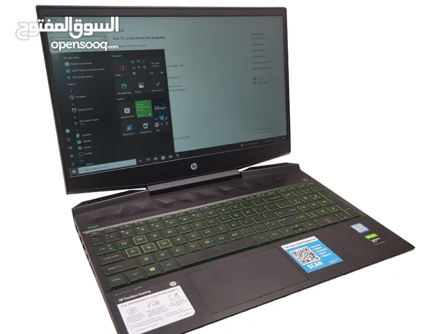 hp Pavilion Gaming in excellent condition as NEW اتش بي لاب توب ألعاب نظيف كأنه جديد