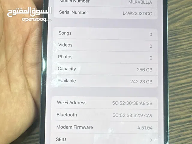 Apple iPhone 13 Pro Max 256 GB in Sana'a