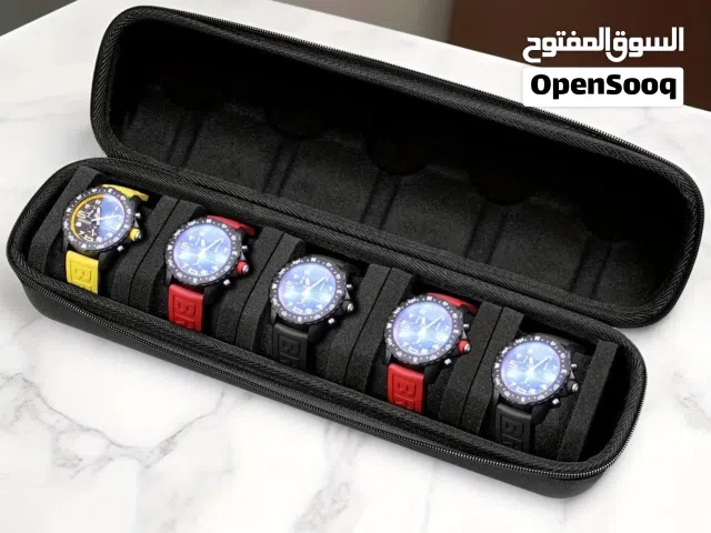5-Slot Hard-Shell Watch Organizer