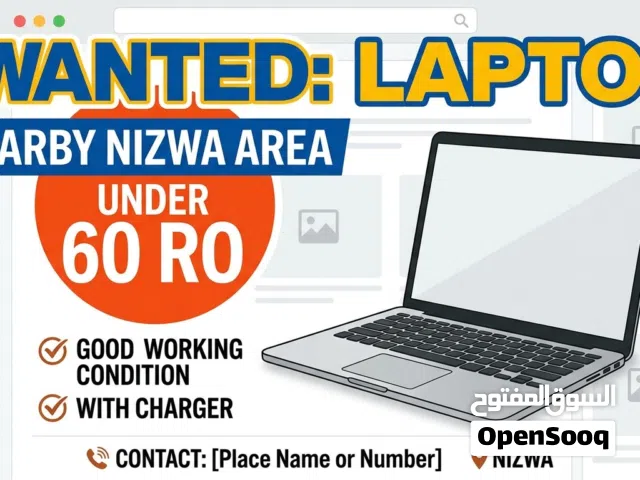 Wanted Laptop Under 60 Ro