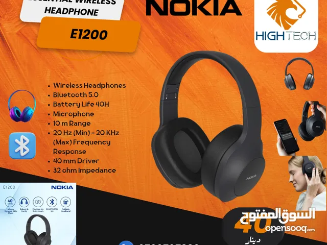 NOKIA ESSENTIAL WIRELESS HEADPHONE E1200-سماعه وايرلس بلوتوث من نوكيا