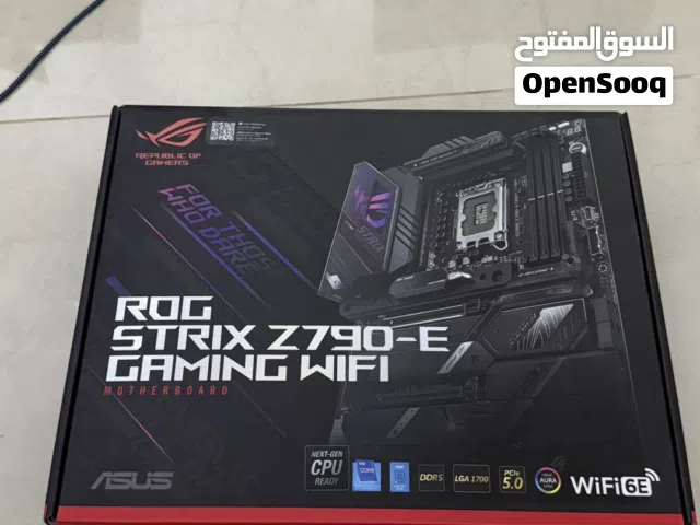 ASUS ROG STRIX Z790-E GAMING WIFI (motherboard) With intel i5-13600K(cpu)
