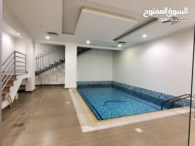 للايجار دوبلكس ارضي مع سرداب مع حمام سباحة خاص بالزهراء