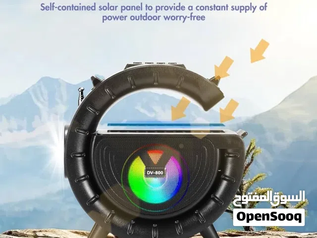 سبيكر حرف G ذو لوح شمسي