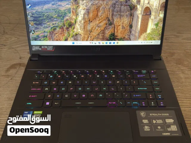 Rtx 3070ti  i7-12700H msi stealth GS66 gaming laptop 240hz screen