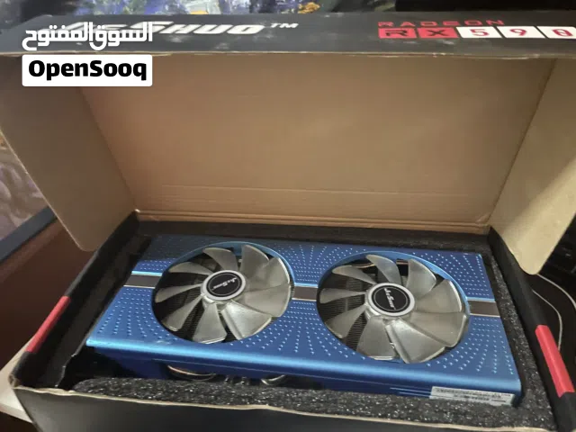 للبيع كرت rx590 8gb الكرت نضيف شوف الوصف