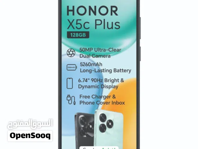 HONOR X5C PLUS WITH 1 YEAR WARRANTY