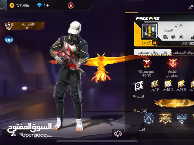 Free Fire Accounts and Characters for Sale in Al Batinah