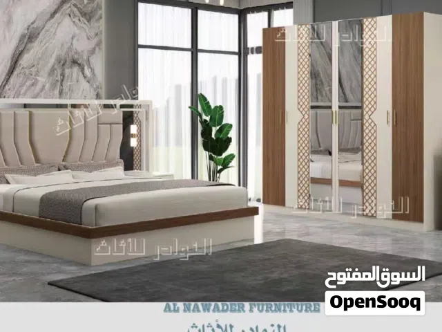 BEDROOM SET 7 PCS WITH MATTRESS WITH FITTING/غرف نوم مل سباع قطع مع دوشج مع ترکیب مجاني