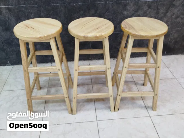 كراسي بار خشب بحال الوكالة