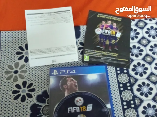 لعبه لعبه فيفا 2018 لجهاز بلاي ستيشن 4 برو وليس بداخلها اي خدوش