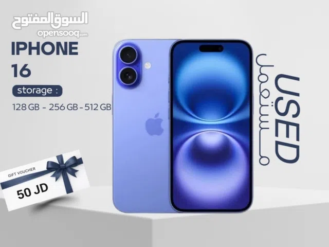 IPHONE 16 ( 256GB ) USED /// ايفون 16 ذاكره 256 مستعمل وكاله