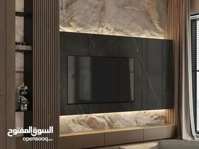ورق جدران والشيبورد وبانوهات وجبسن بورد وبديل الرخام وبديل الخشب وبديل الحجر والقرميد والفاير بليس