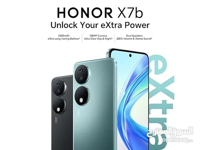 عرض خااص : honor X7b 256gb هاتف جديد ضمان وكيل سنة مواصفات ممتازة و بأقل سعر لا يفوتك