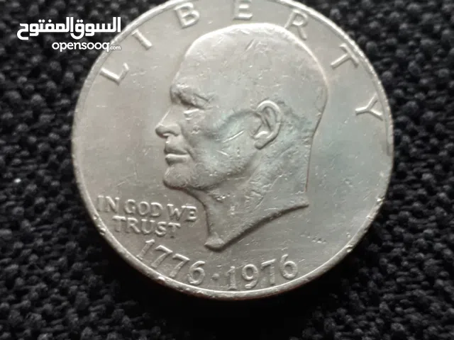 واحد دولار امريكي معدني تذكاري 1776 1976 من النوادر السعر موجود في تفاصيل الاعلان