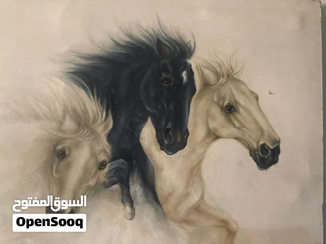 Canvas hand painting