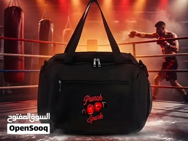 Premium Boxing & Sports Gym Bag - Punch Spark - 8BD