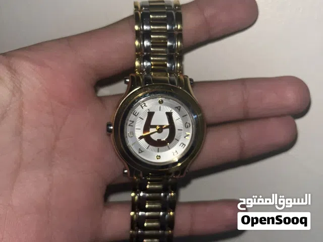 ساعه Aigner modena جديده ليسا لديها غلاف معدنيه باللون الذهبي والفضي اصليه في حاله الوكاله