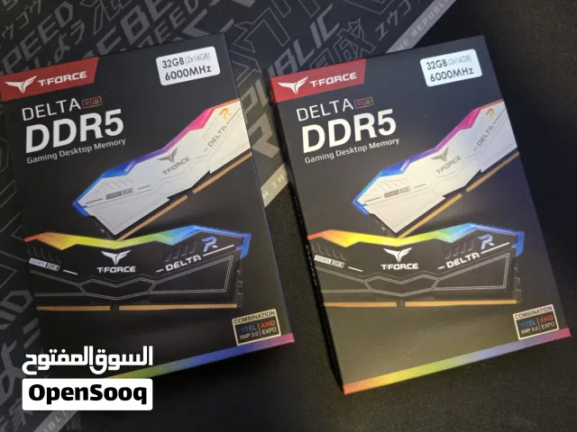 T.Force Gaming Desktop Memory - 32GB (2x16GB) - 6000MHz RGB Black - NEW