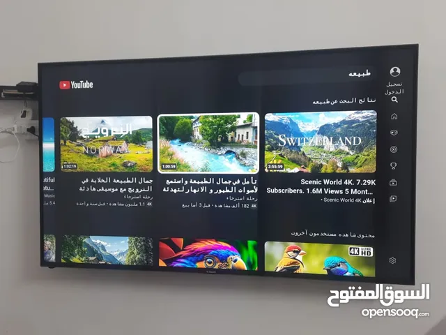 جي جارد 65 سمارت 4k , الجي 50 بوصه LED للبيع او البدل