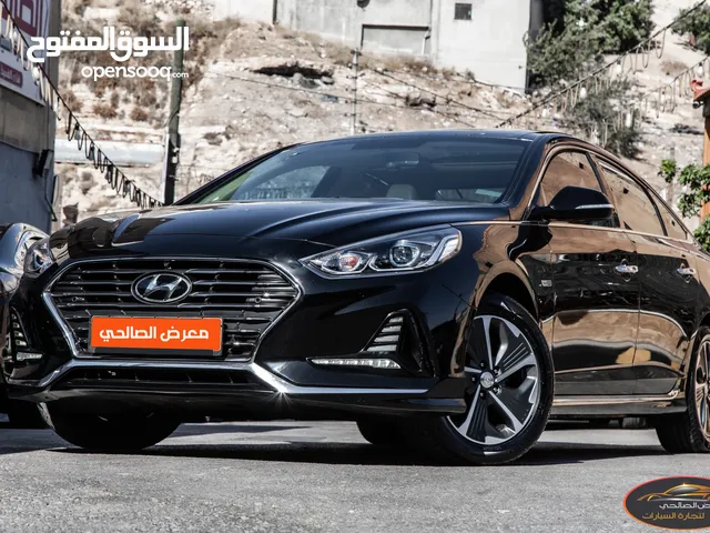 Hyundai Sonata 2018 Limited   السيارة وارد الشركة و قطعت مسافة 125,000 كيلو متر