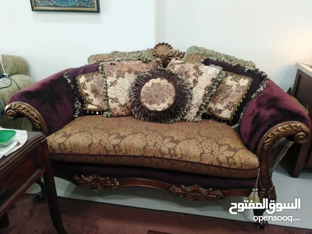 طقم كنب خمري 9 مقاعد