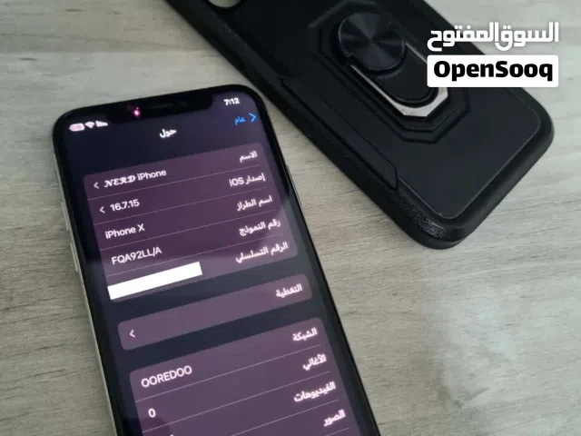 Apple iPhone X 256 GB in Hebron