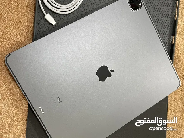 ايباد برو 12.9 انش 256 قيقا 2021 خط شريحة 5g ام ون m1 نظيف مو مفتوح ولأ مصلح مع كفر اصلي وشحن