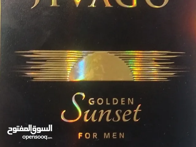 عطر اصلي Golden sunset / Jivago 100مللي من السوق الحرة / جديد بالنايلون عطر رجالي خرافي منعش صح