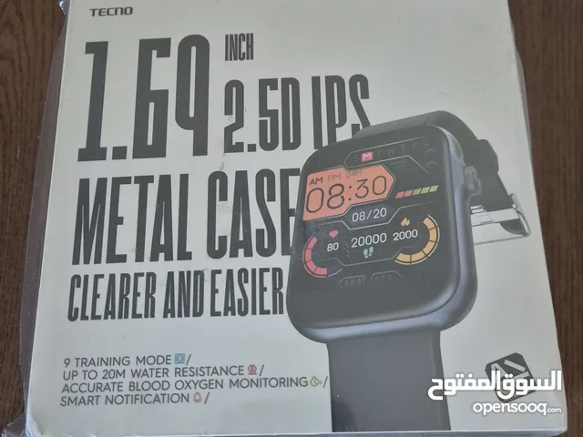 Tecno Watch 2 Black - Brand New Smart Watch جديدة بالكرتونة غير مفتوحة