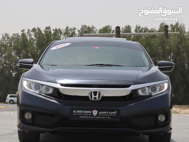 HONDA CIVIC 2020 - Engine 1.6L - KM 94000 - PRICE  52000 - In excellent Condition خليجى حاله ممتازه