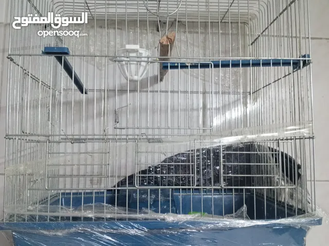 قفص لون ازرق جديد بحاله الوكاله