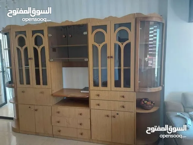 بوفيه 5 قطع خشب زان ولاتيه فخم جدا