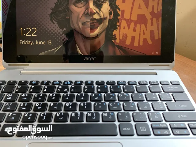 ايسر aspire switch10 شاشة لمس بحالة الوكاله