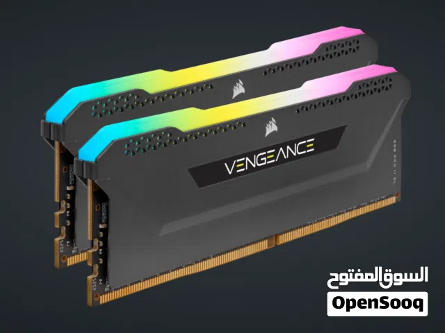 Corsair VENGEANCE RGB PRO SL 32GB (2x16GB) DDR4 DRAM 3600MHz C18 Memory Kit – Black